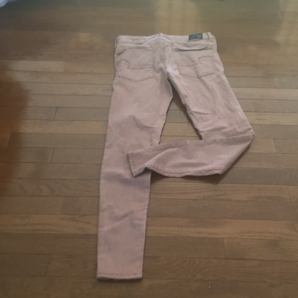 American Eagle rose jeggings size 6 ae
